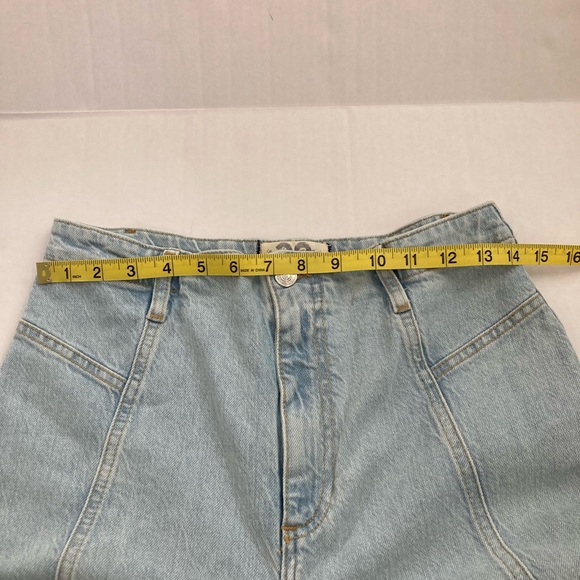 We The Free Florence High waisted Flair Light Wash Jeans 70’s women's Size 29 - Picture 12 of 13